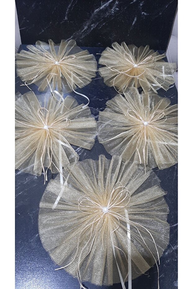 Sarı Tül Konvoy – Bohça – Valiz Süsü