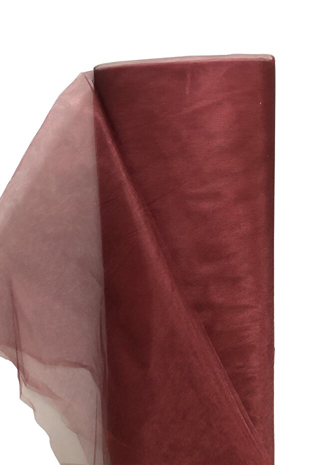 Bordo Kristal Tül
