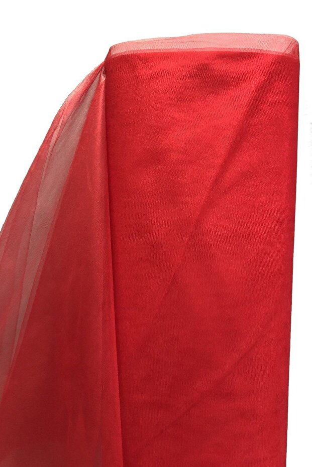 Kırmızı Kristal Tül