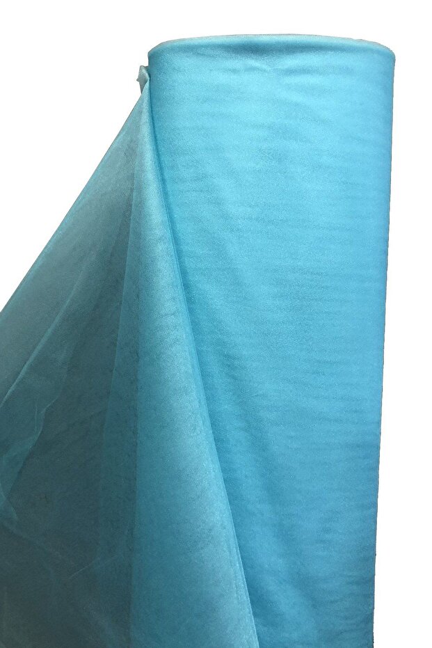 Turkuaz Mavi Kristal Tül